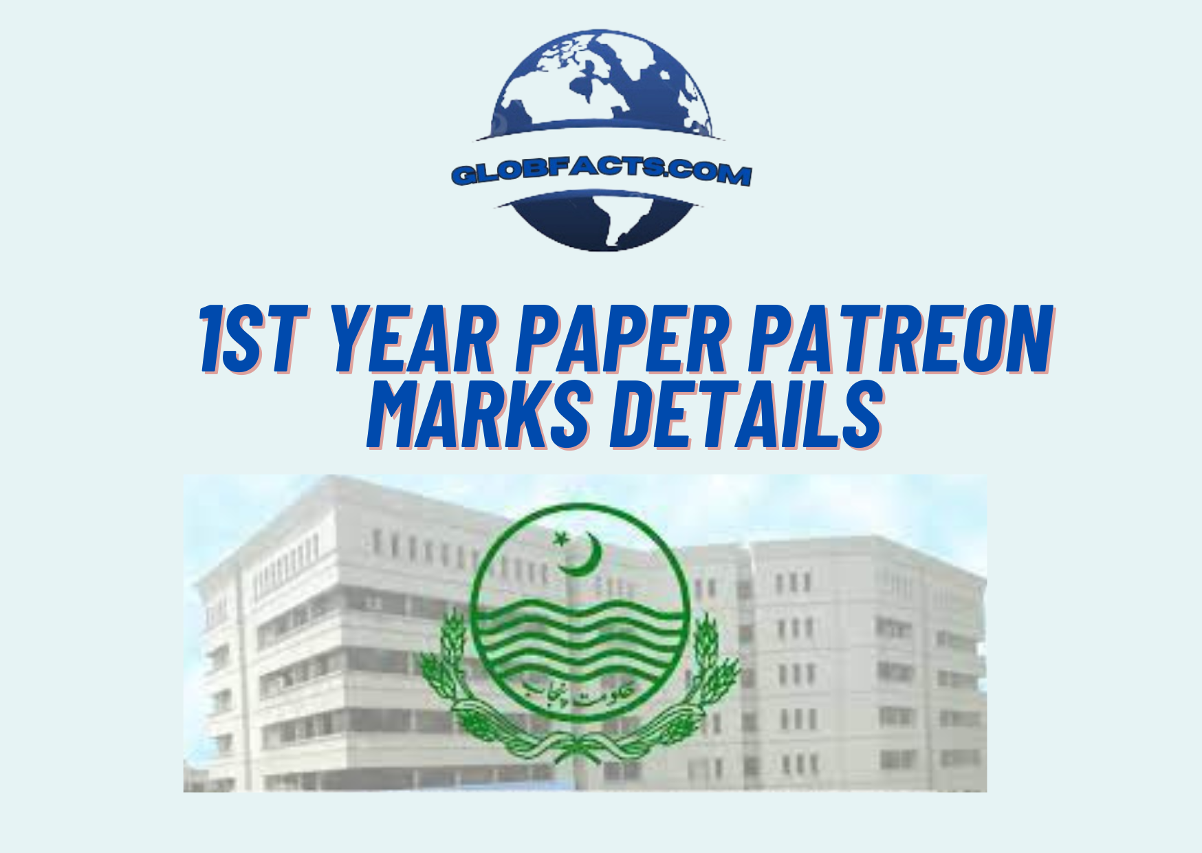 Paper Pattern And Total Marks of the 1st Year 2024 all Punjab Boards